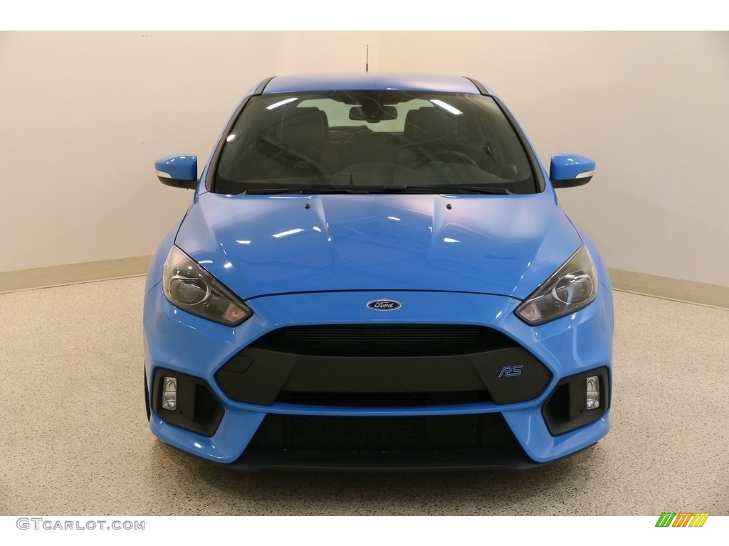 2016 Focus RS - Nitrous Blue / Charcoal Black Recaro RS logo photo #2
