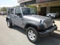 Billet Silver Metallic - Wrangler Unlimited Sport 4x4 Photo No. 3