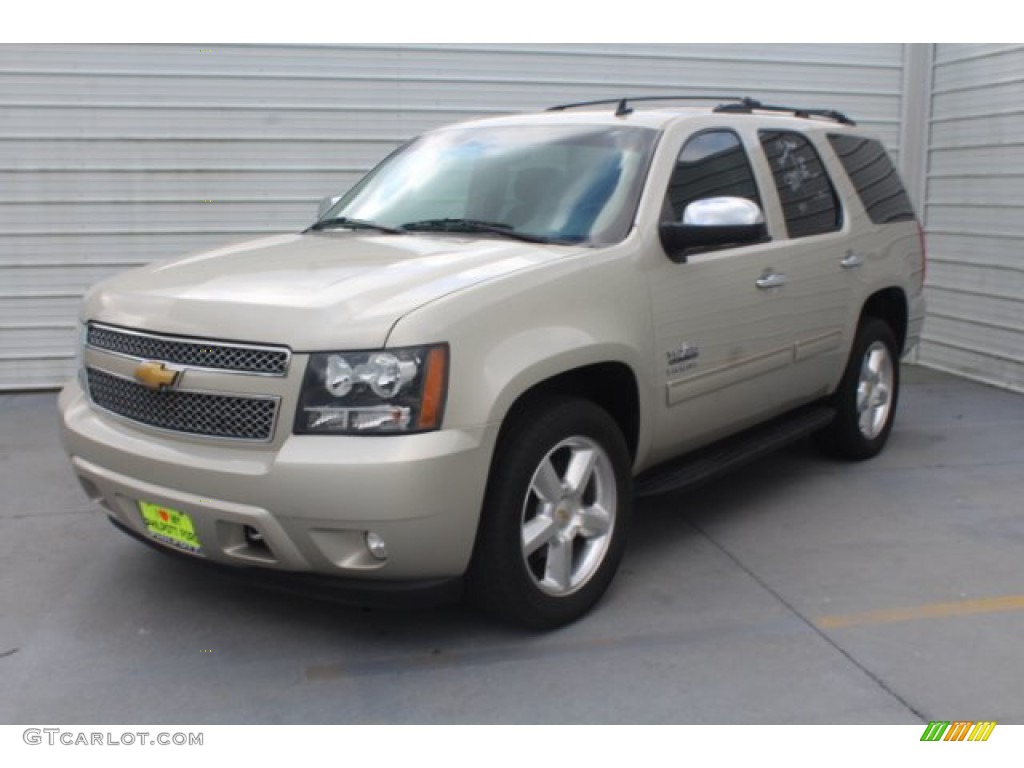 2013 Tahoe LS - Champagne Silver Metallic / Ebony photo #4