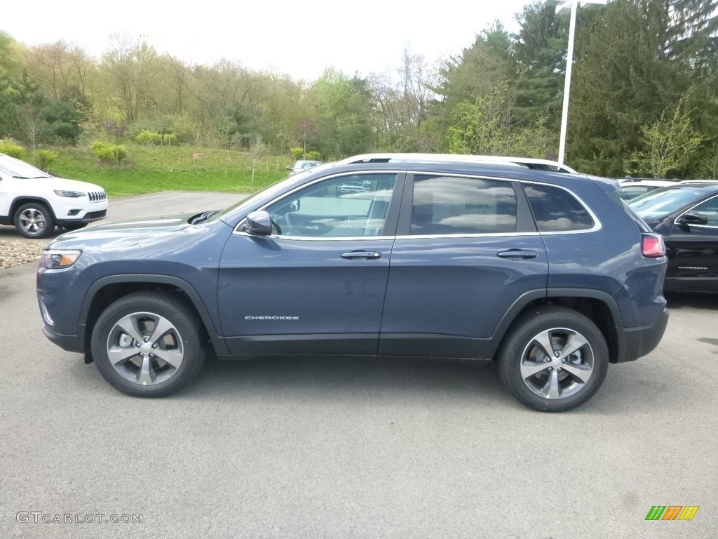Blue Shade Pearl 2019 Jeep Cherokee Limited 4x4 Exterior Photo #133158257