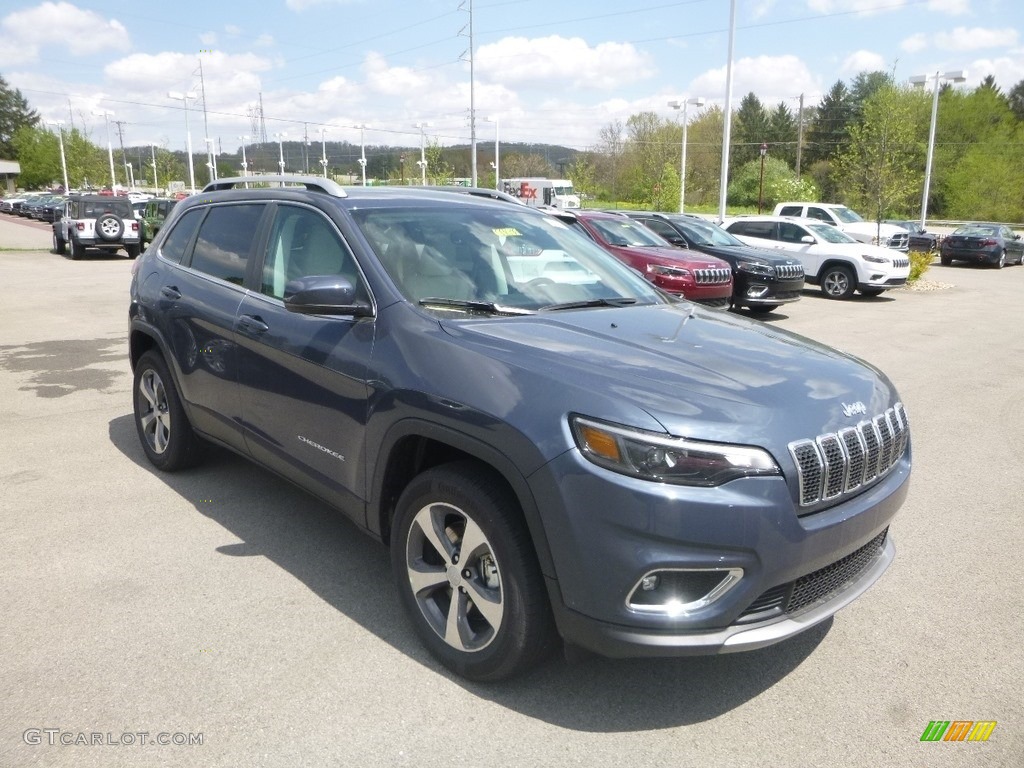 Blue Shade Pearl 2019 Jeep Cherokee Limited 4x4 Exterior Photo #133158359
