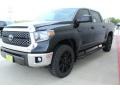 2019 Midnight Black Metallic Toyota Tundra TSS Off Road CrewMax 4x4  photo #4