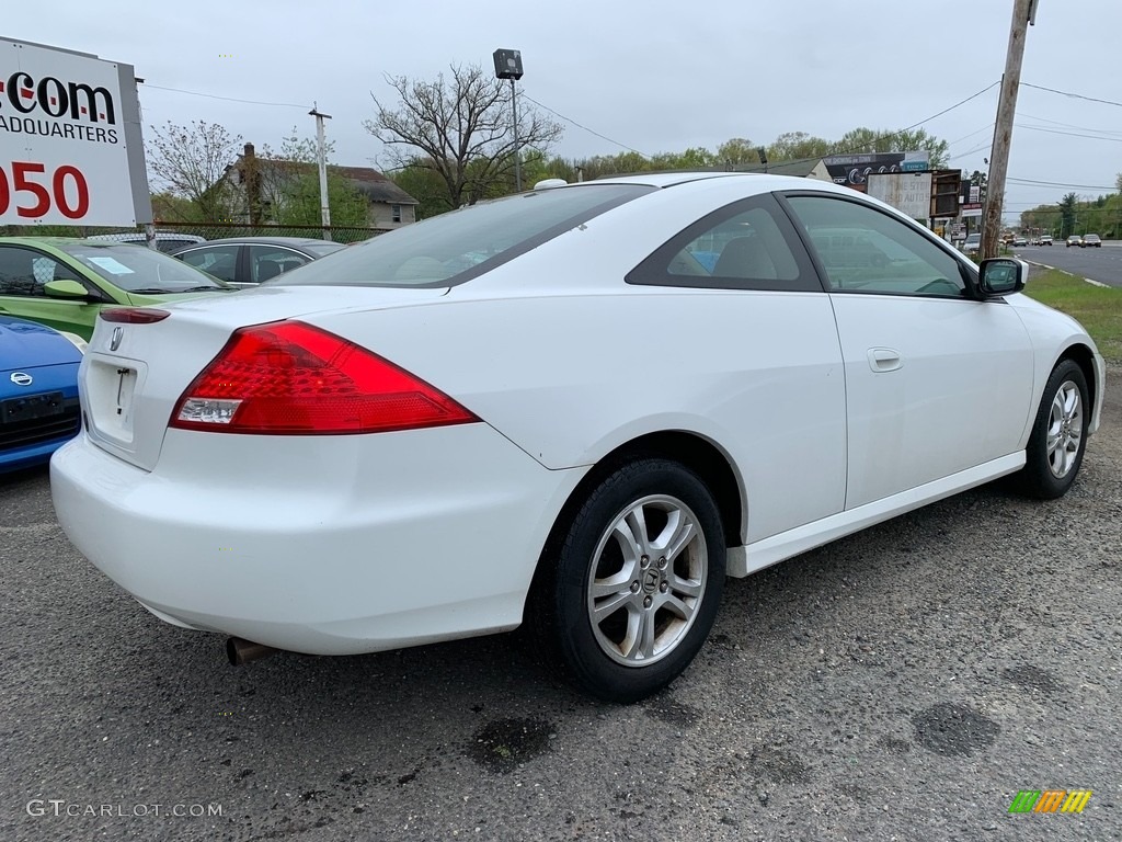 2007 Accord EX-L Coupe - Taffeta White / Ivory photo #3