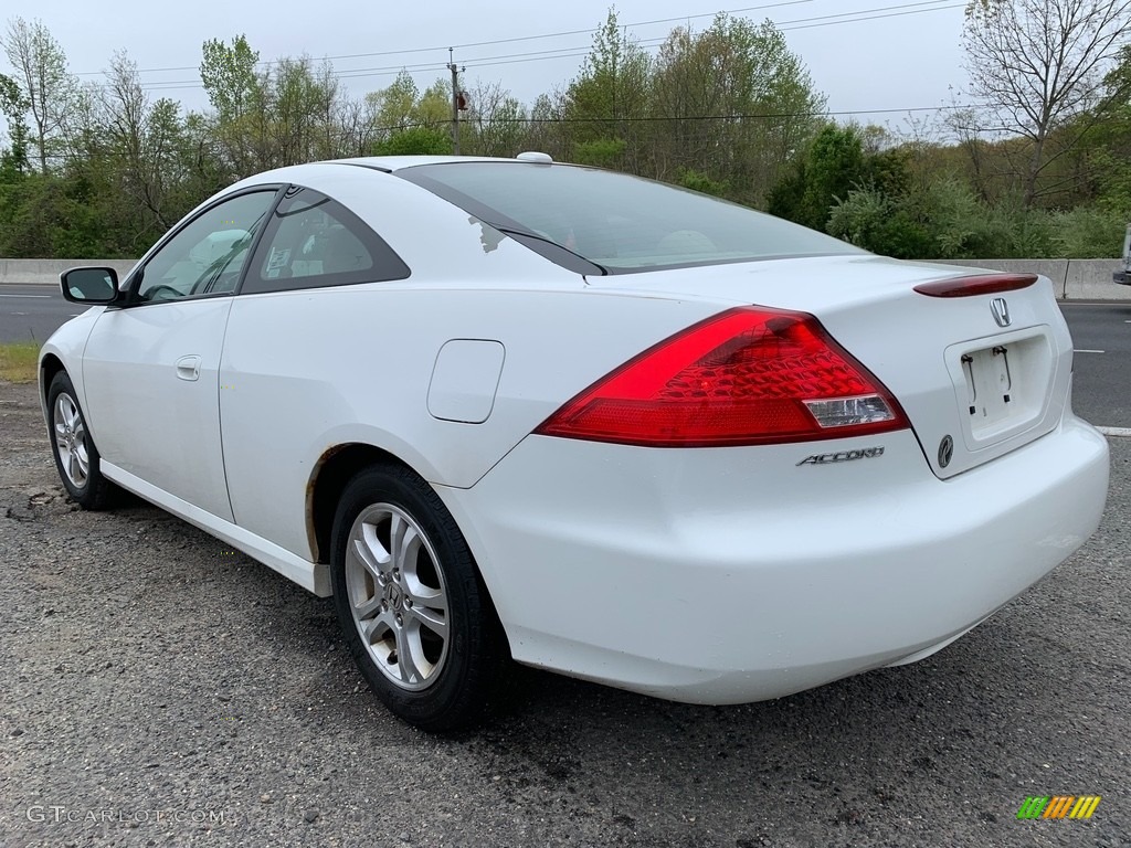 2007 Accord EX-L Coupe - Taffeta White / Ivory photo #5