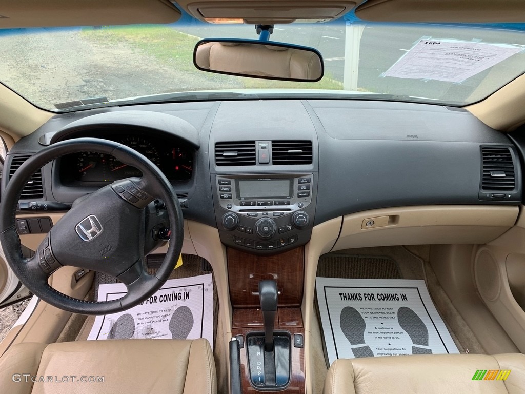 2007 Accord EX-L Coupe - Taffeta White / Ivory photo #12