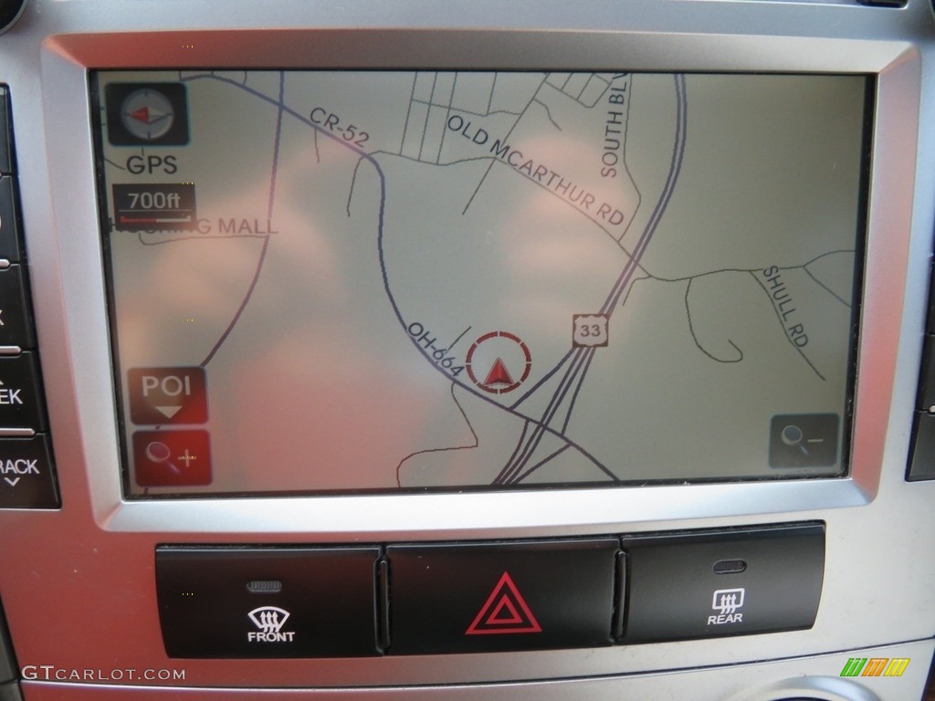 2010 Santa Fe GLS - Pearl White / Gray photo #3