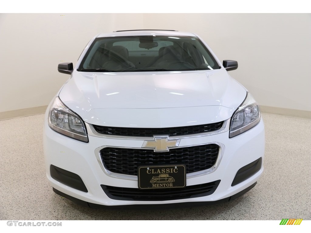 2016 Malibu Limited LS - Summit White / Jet Black/Titanium photo #2