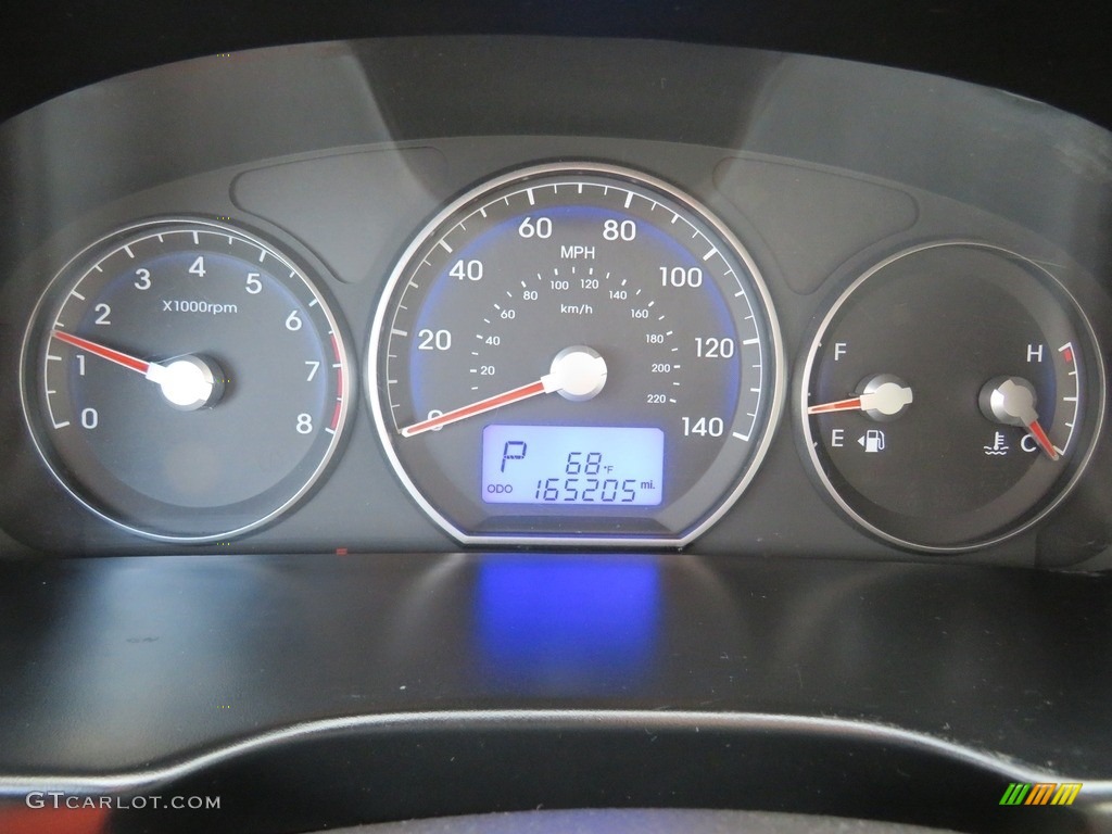 2010 Santa Fe GLS - Pearl White / Gray photo #24