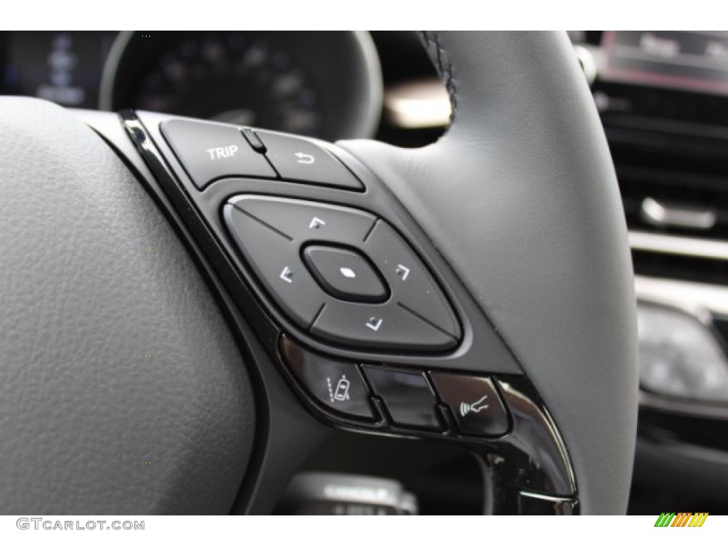 2019 Toyota C-HR XLE Black Steering Wheel Photo #133161065