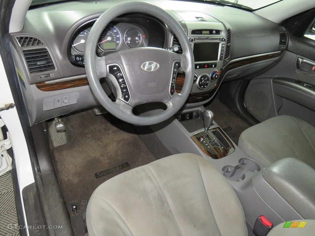 2010 Santa Fe GLS - Pearl White / Gray photo #34