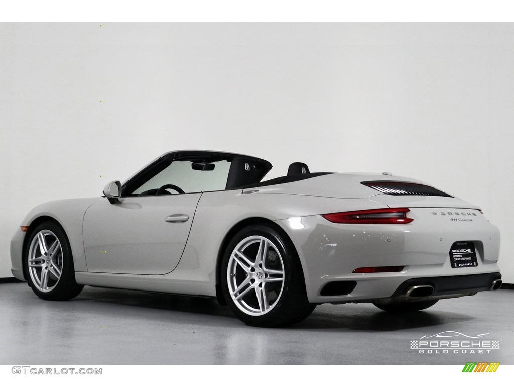 2018 911 Carrera Cabriolet - Chalk / Black photo #4