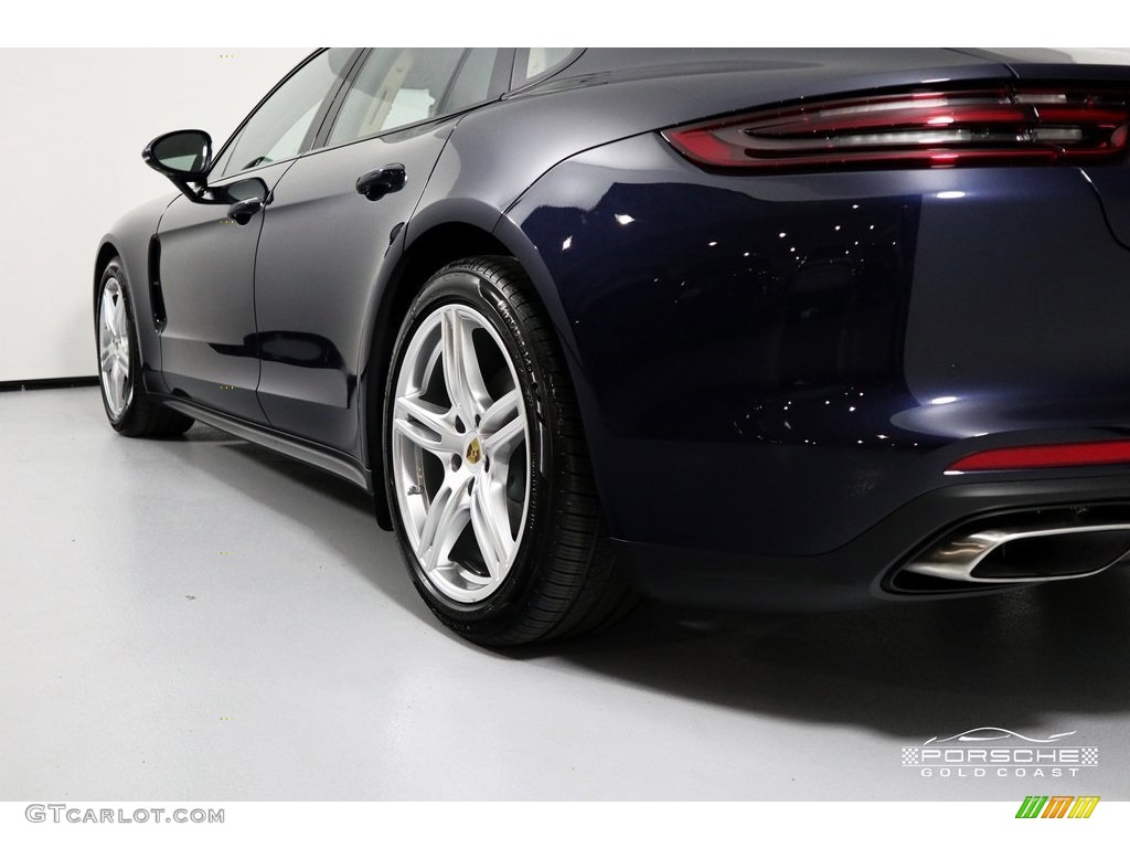 2019 Panamera 4 - Night Blue Metallic / Black/Luxor Beige photo #5