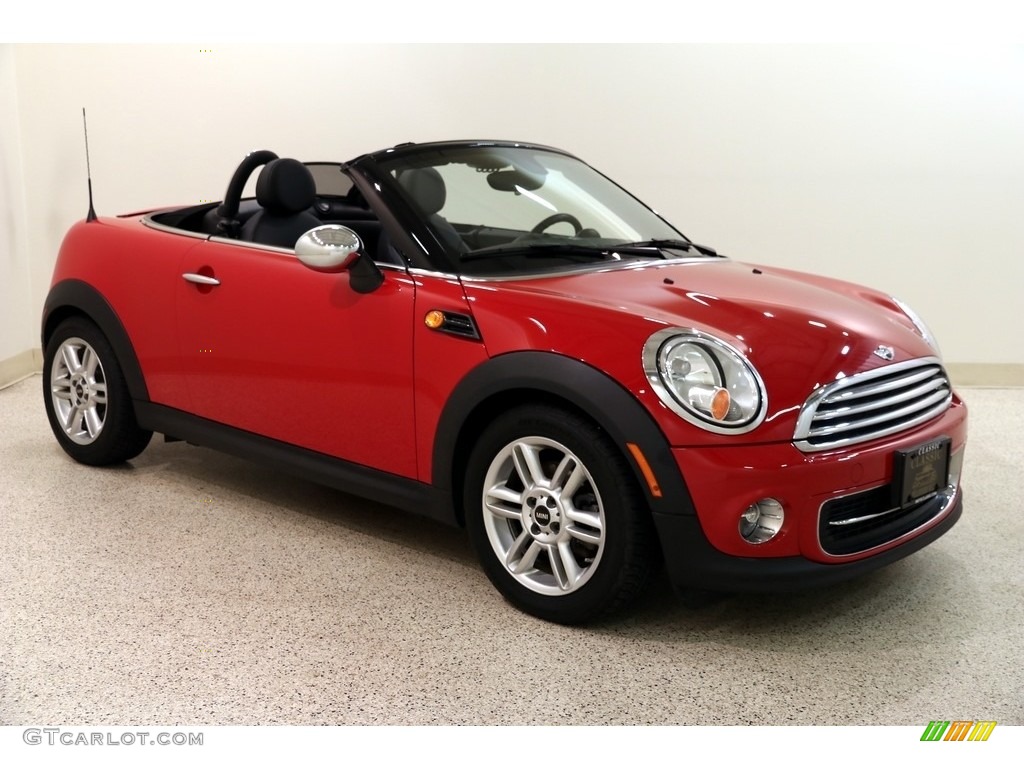 2013 Cooper Roadster - Chili Red / Carbon Black photo #1
