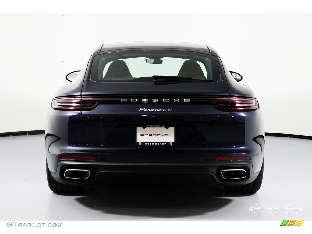 2019 Panamera 4 - Night Blue Metallic / Black/Luxor Beige photo #6
