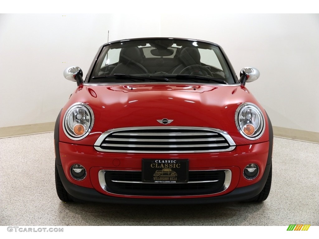 2013 Cooper Roadster - Chili Red / Carbon Black photo #3