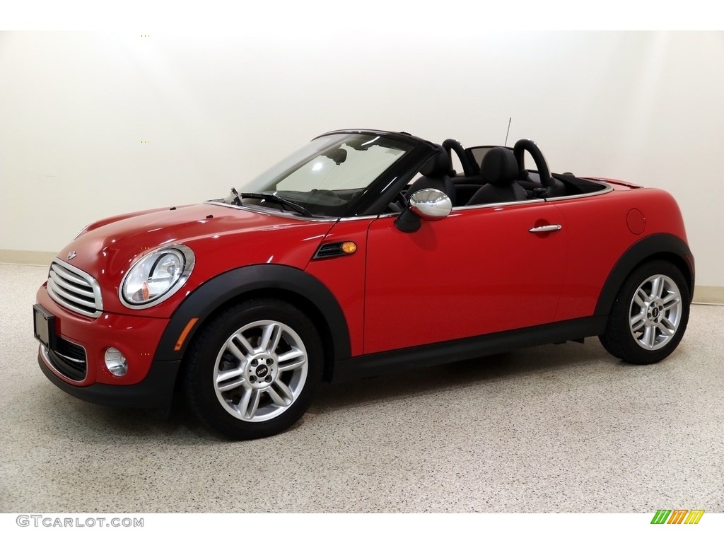 2013 Cooper Roadster - Chili Red / Carbon Black photo #4