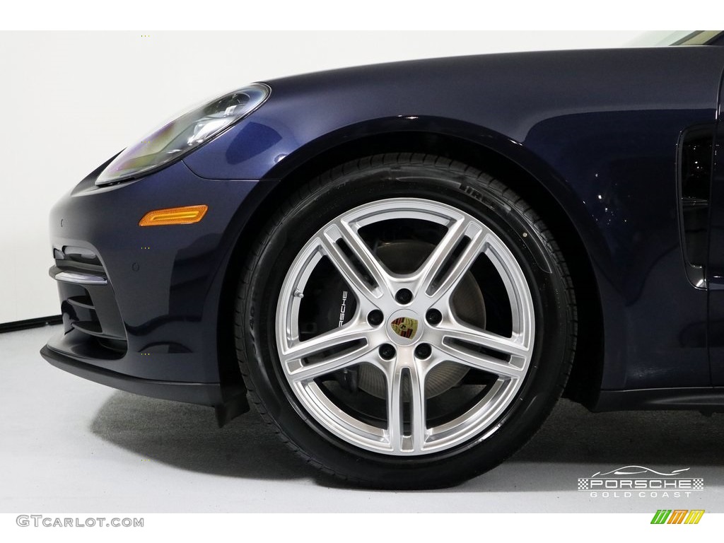 2019 Panamera 4 - Night Blue Metallic / Black/Luxor Beige photo #11