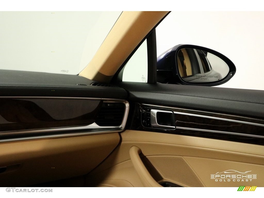2019 Panamera 4 - Night Blue Metallic / Black/Luxor Beige photo #18