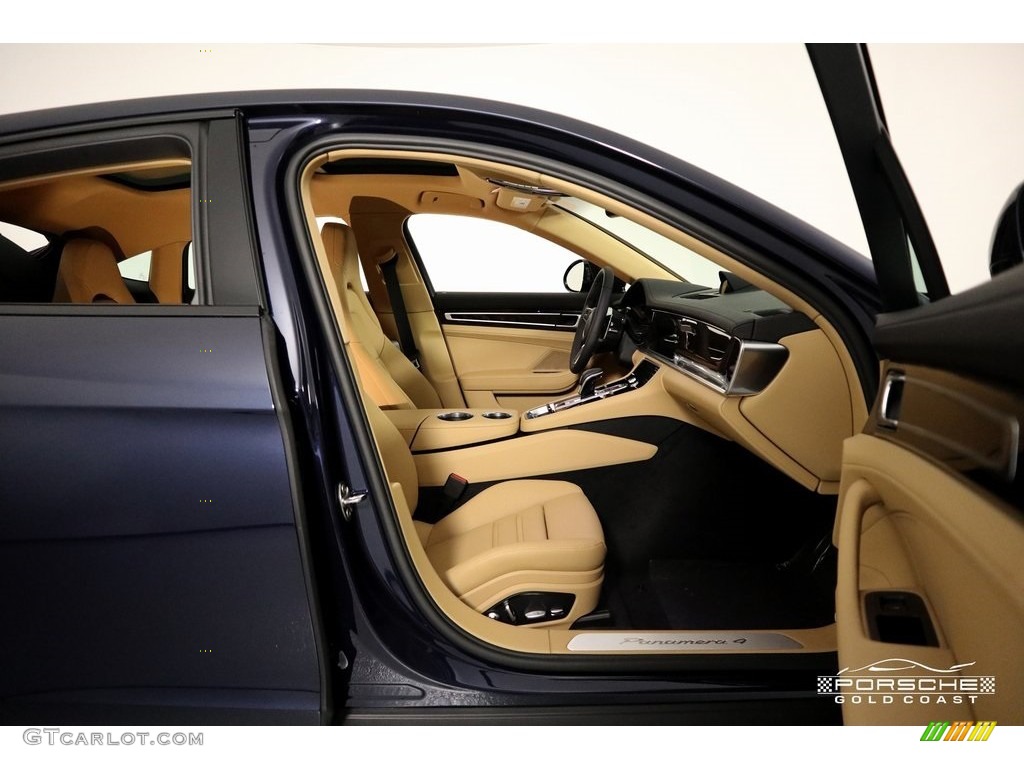 2019 Panamera 4 - Night Blue Metallic / Black/Luxor Beige photo #24