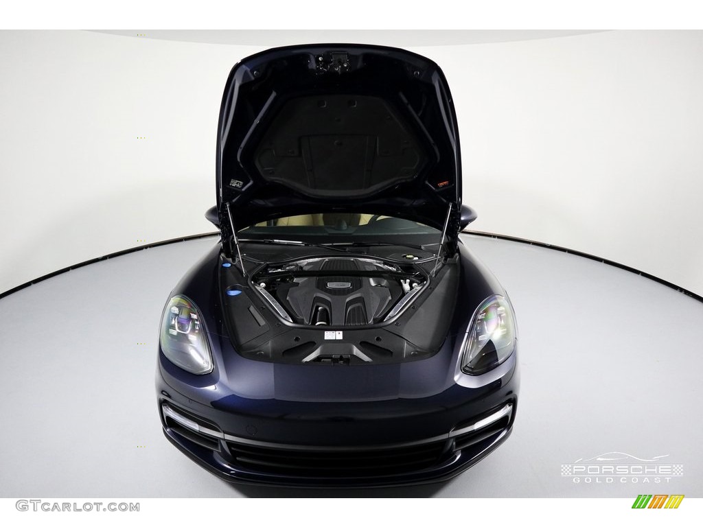 2019 Panamera 4 - Night Blue Metallic / Black/Luxor Beige photo #28