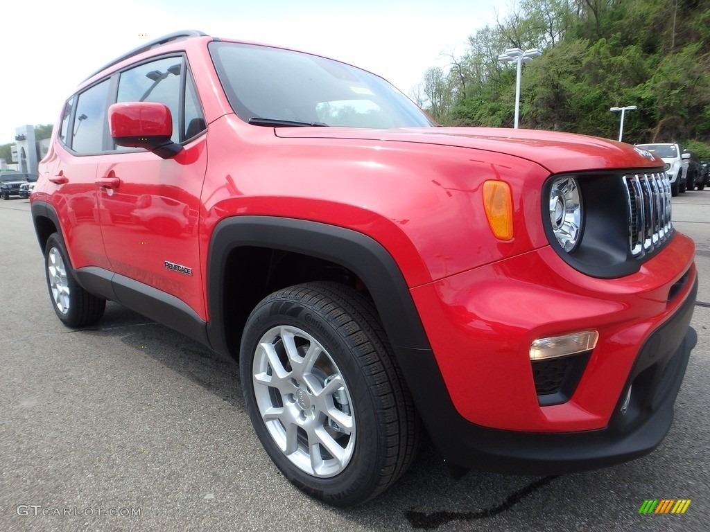 2019 Renegade Latitude 4x4 - Colorado Red / Black/Ski Grey photo #8