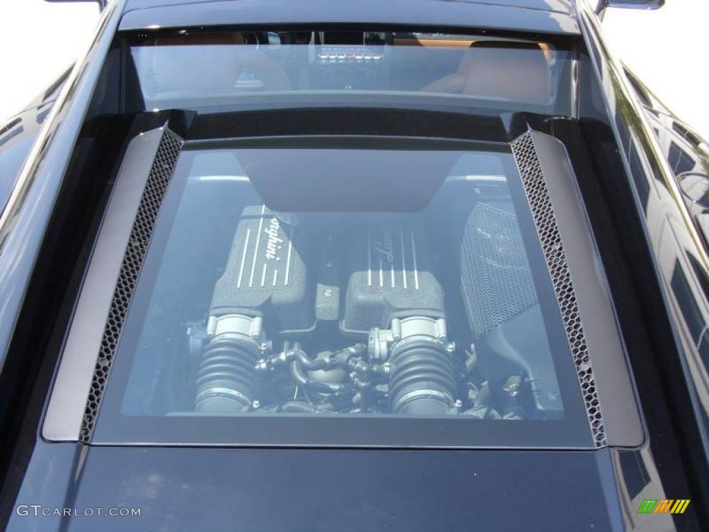 2009 Gallardo LP560-4 Coupe - Nero Noctis (Black) / Marrone Janus photo #5