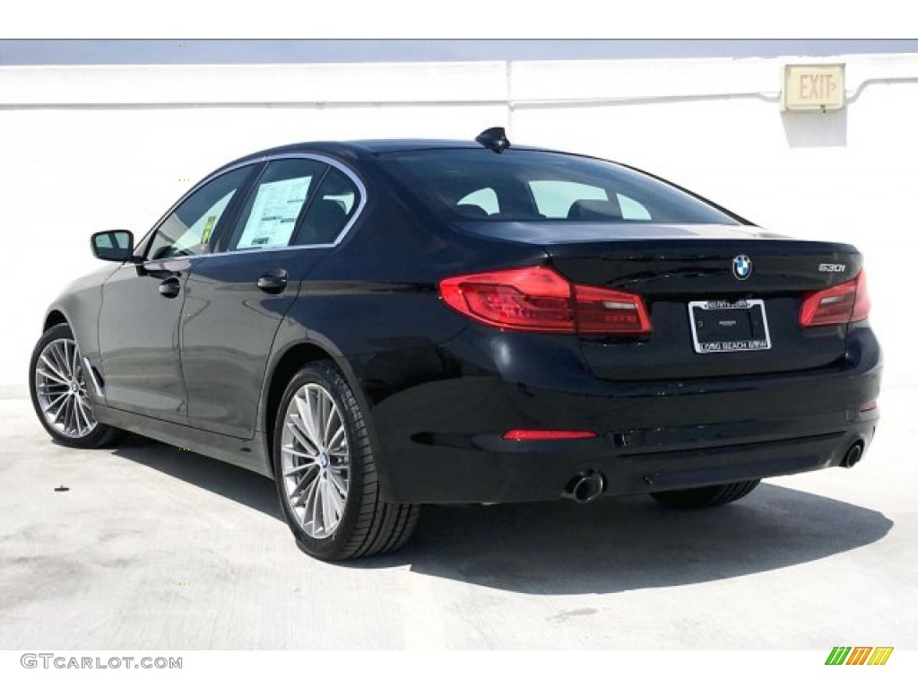 2019 5 Series 530i Sedan - Black Sapphire Metallic / Black photo #3