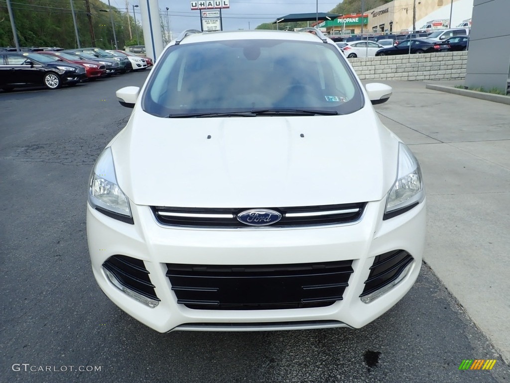 2014 Escape Titanium 2.0L EcoBoost 4WD - White Platinum / Charcoal Black photo #8