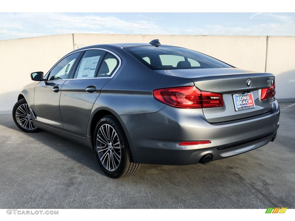 2019 5 Series 530i Sedan - Bluestone Metallic / Black photo #2