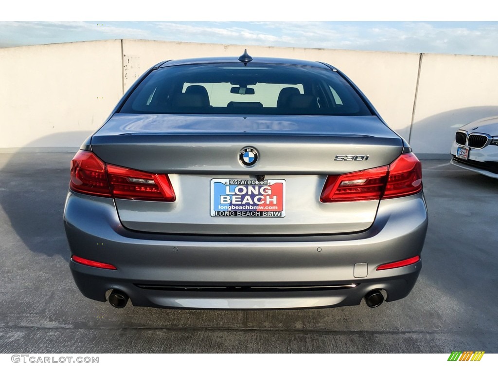 2019 5 Series 530i Sedan - Bluestone Metallic / Black photo #3