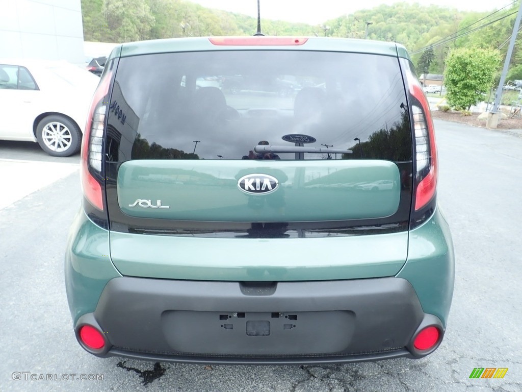 2014 Soul 1.6 - Kale Green / Black Diamond Woven Cloth photo #3