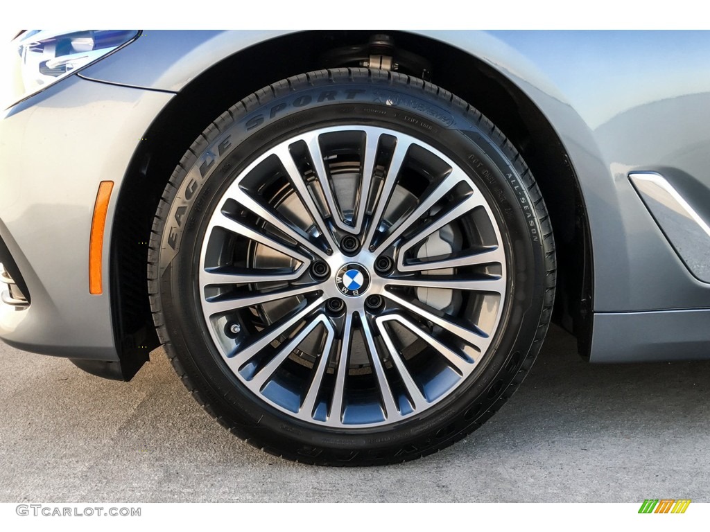 2019 5 Series 530i Sedan - Bluestone Metallic / Black photo #9