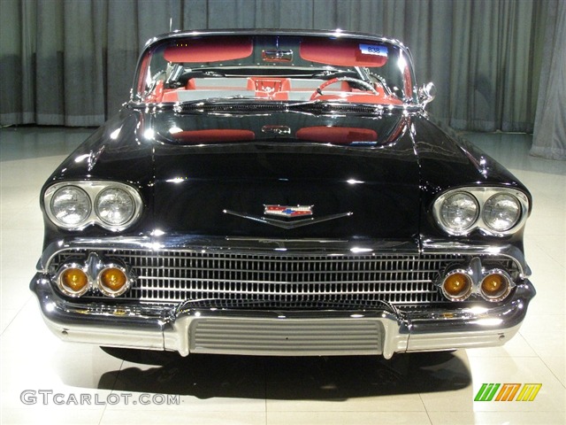 1958 Impala Convertible - Black / Red/Gray photo #4