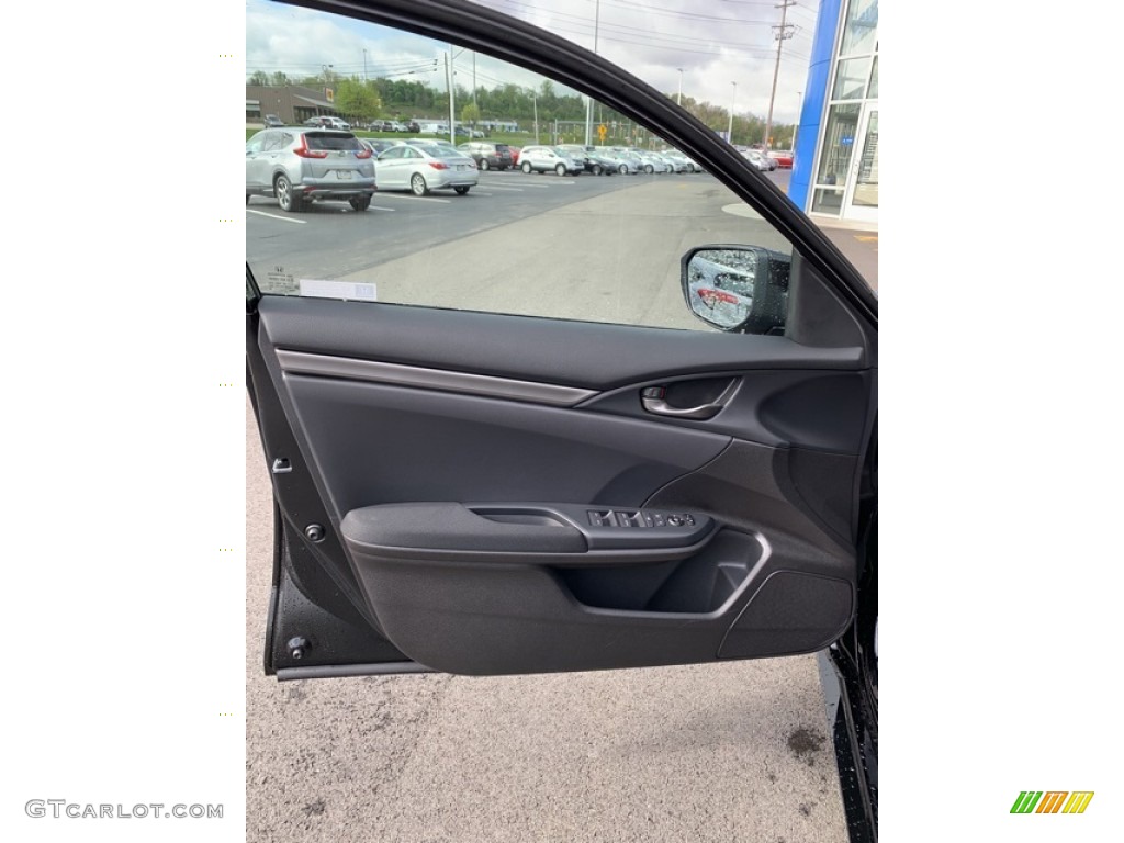 2019 Civic Sport Hatchback - Crystal Black Pearl / Black photo #8