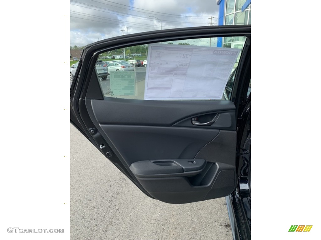 2019 Civic Sport Hatchback - Crystal Black Pearl / Black photo #16