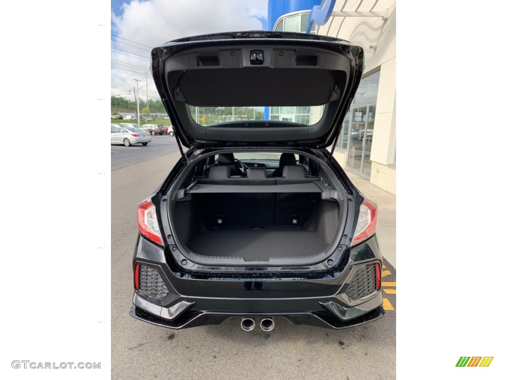 2019 Civic Sport Hatchback - Crystal Black Pearl / Black photo #20