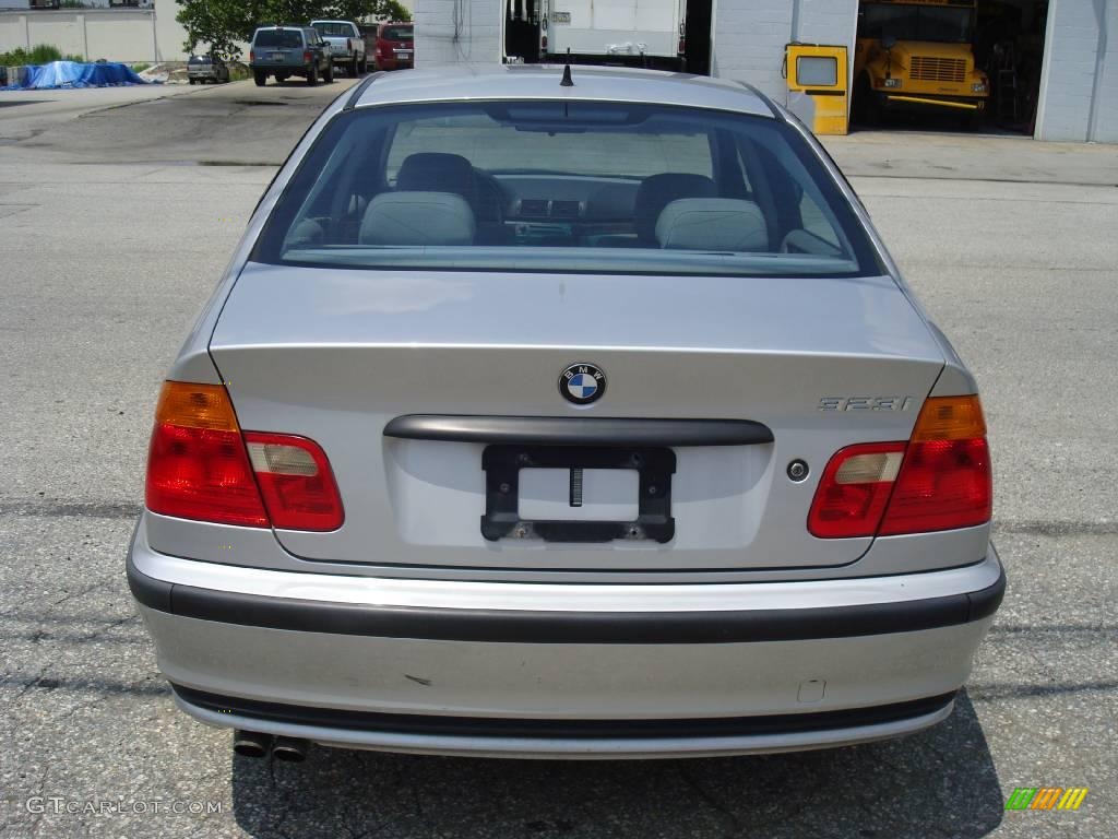 2000 3 Series 323i Sedan - Titanium Silver Metallic / Grey photo #8