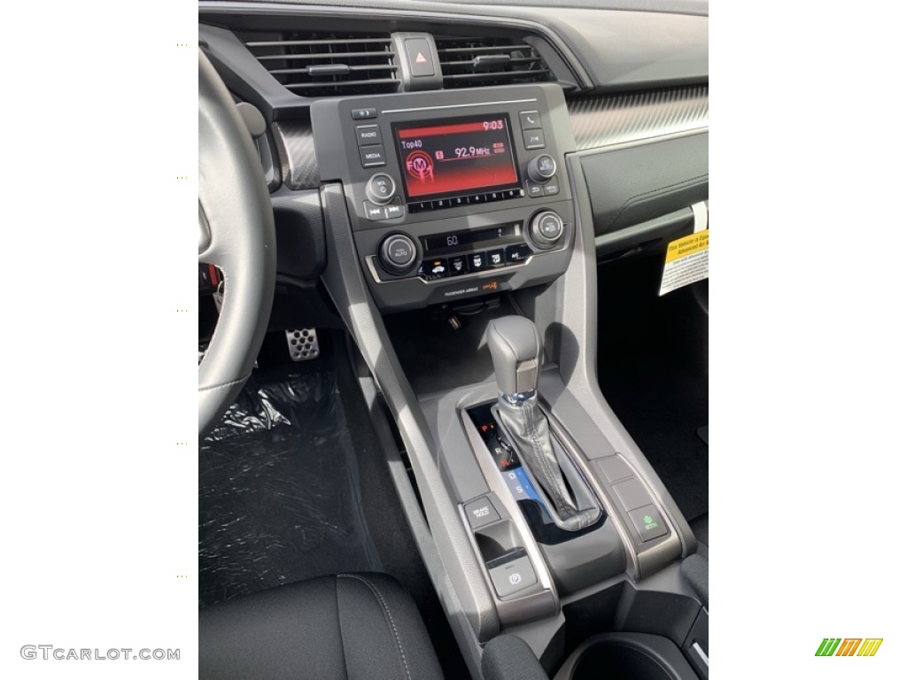 2019 Civic Sport Hatchback - Crystal Black Pearl / Black photo #31