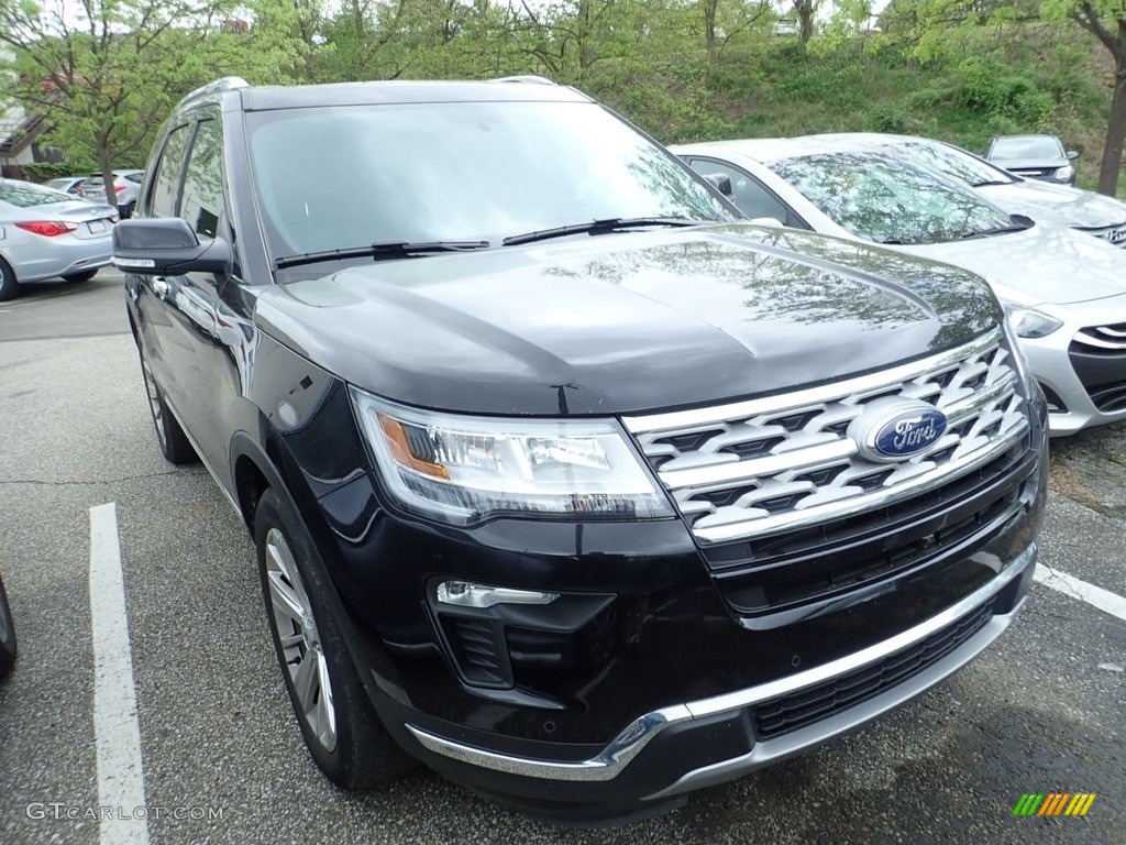 2019 Explorer Limited 4WD - Agate Black / Medium Black photo #5