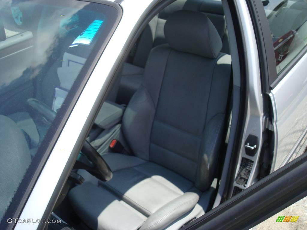 2000 3 Series 323i Sedan - Titanium Silver Metallic / Grey photo #15