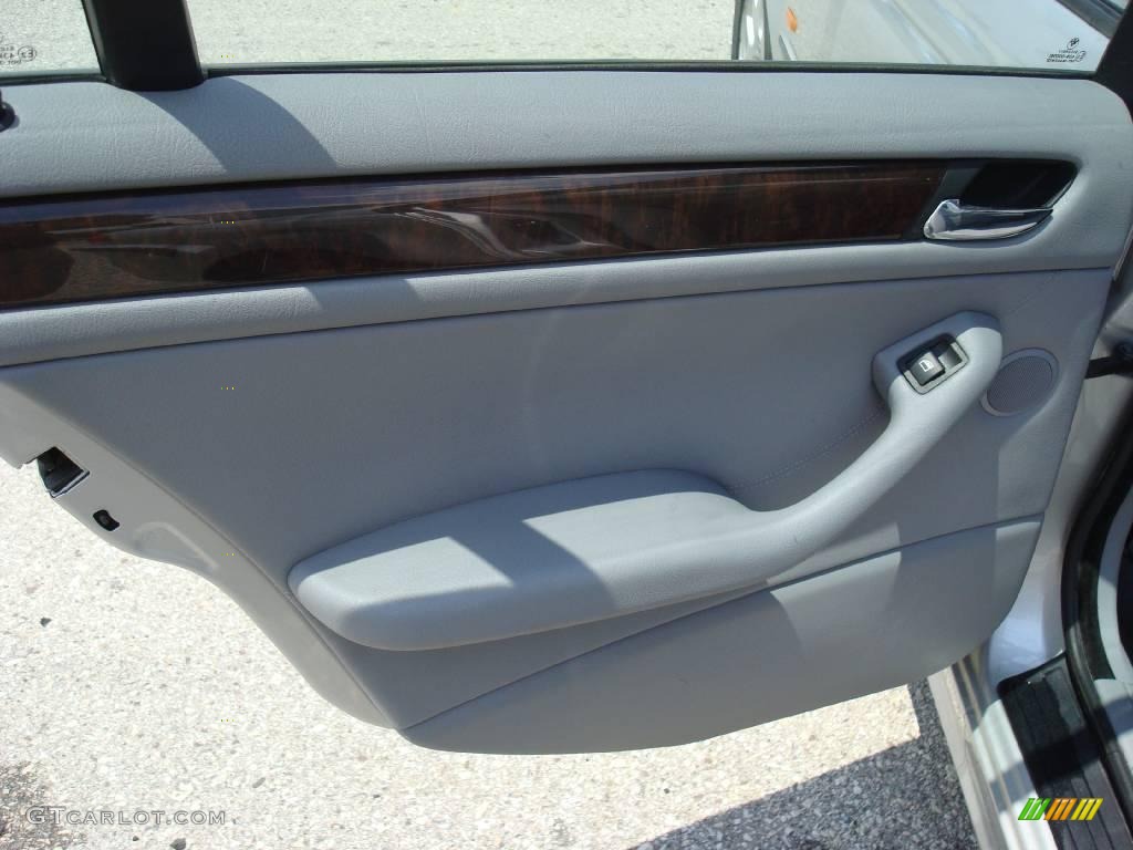 2000 3 Series 323i Sedan - Titanium Silver Metallic / Grey photo #22