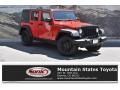 Firecracker Red 2017 Jeep Wrangler Unlimited Willys Wheeler 4x4