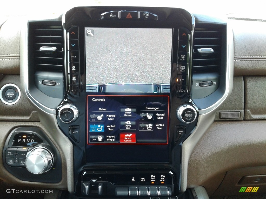 2019 1500 Laramie Crew Cab 4x4 - Granite Crystal Metallic / Mountain Brown/Light Frost Beige photo #26