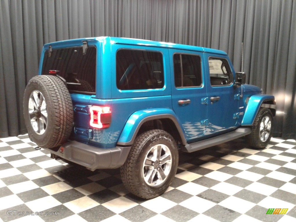 2019 Wrangler Unlimited Sahara 4x4 - Bikini Pearl / Black/Heritage Tan photo #6