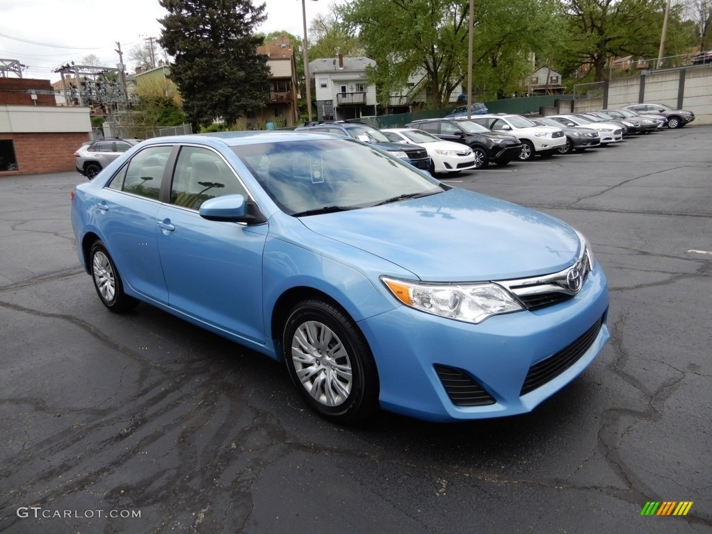 2012 Camry L - Clearwater Blue Metallic / Ivory photo #1