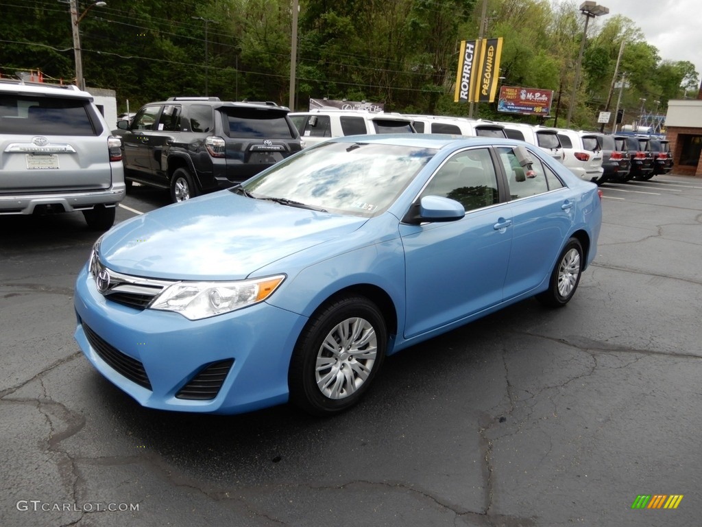 2012 Camry L - Clearwater Blue Metallic / Ivory photo #3