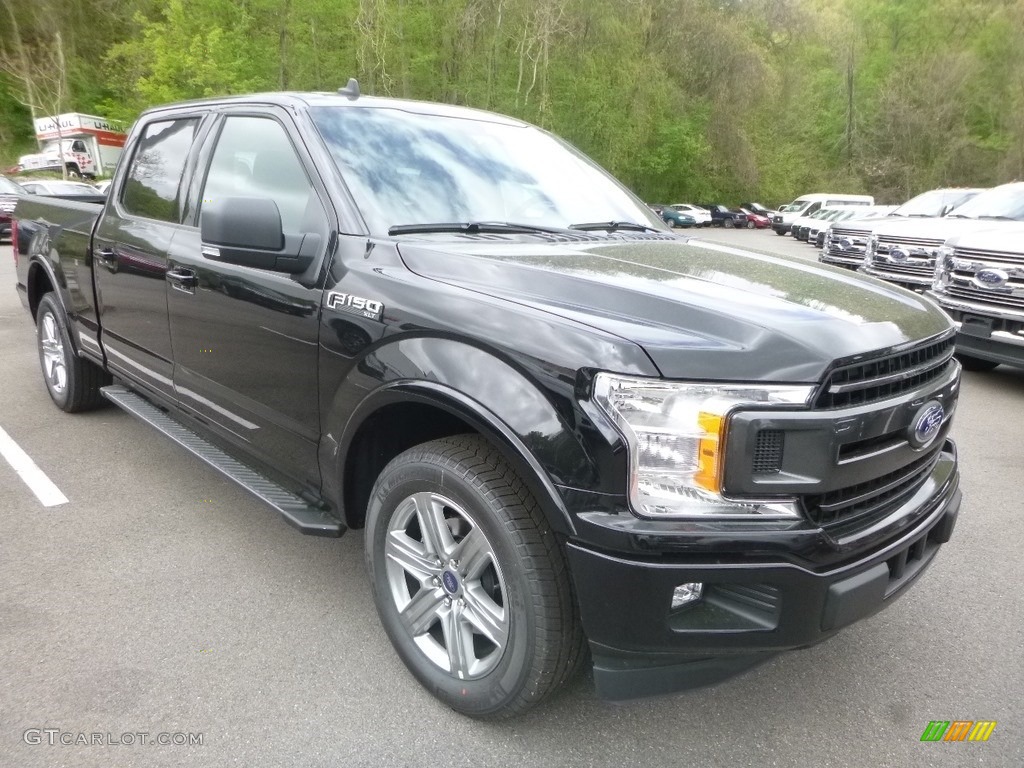 2019 F150 XLT SuperCrew - Agate Black / Black photo #3