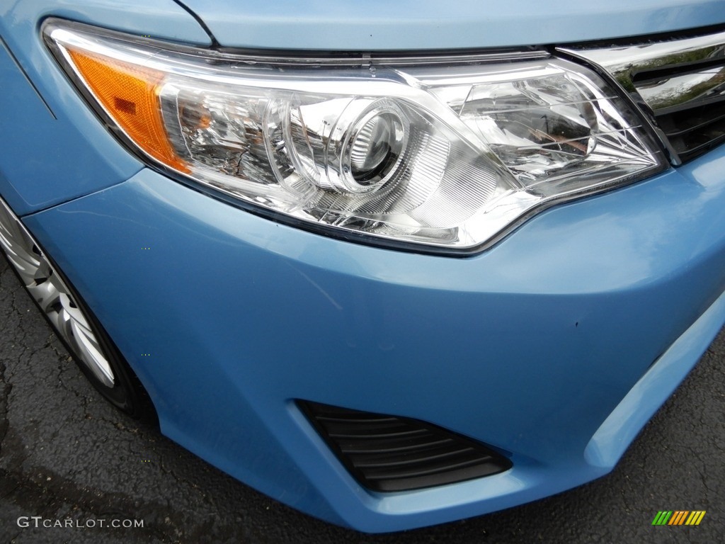 2012 Camry L - Clearwater Blue Metallic / Ivory photo #14