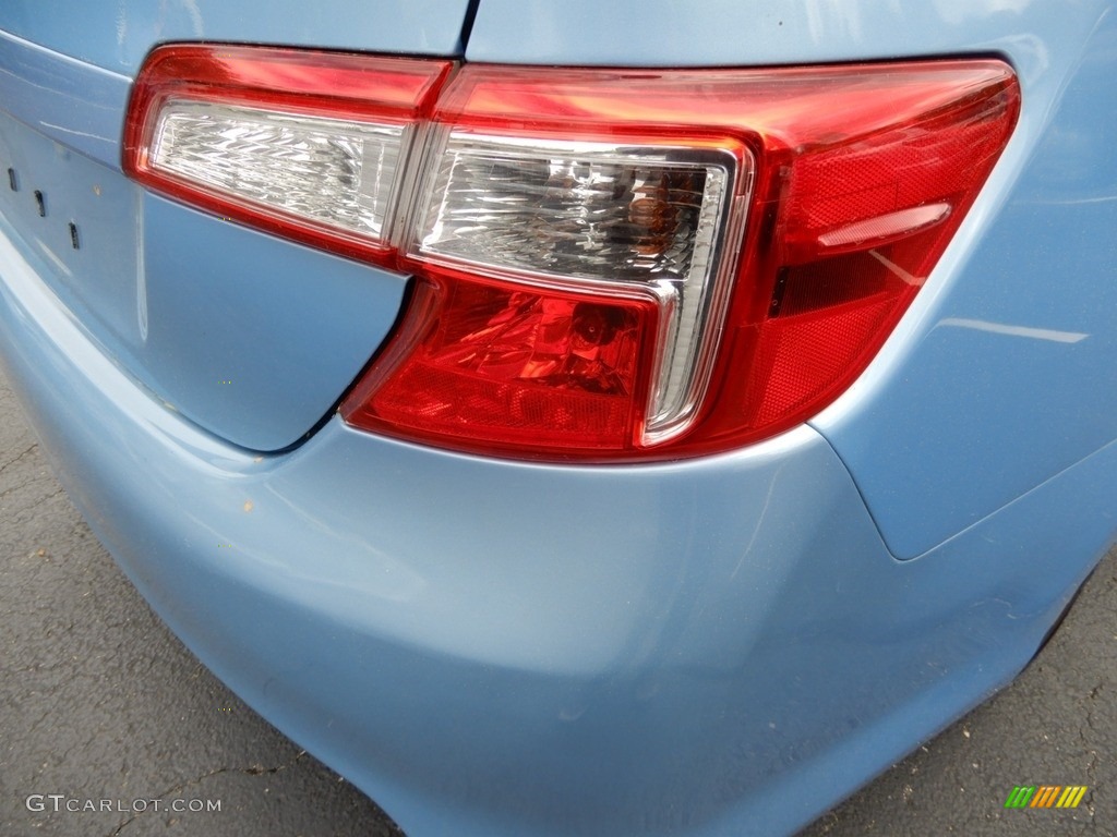 2012 Camry L - Clearwater Blue Metallic / Ivory photo #15