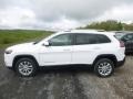 2019 Bright White Jeep Cherokee Latitude  photo #3